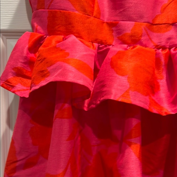 Kate Spade Red Ruffled Peplum Cocktail Dress size 0 and 4 - Picture 10 of 15